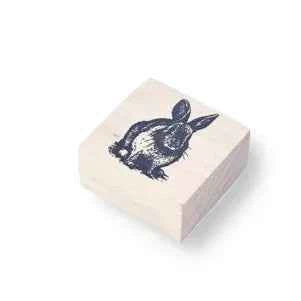 Houten stempel | Konijn | 4x4 cm