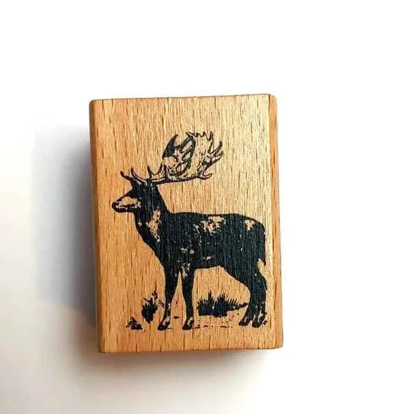 Houten stempel | Hert | 4 x 3 cm