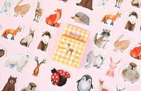 Stickerdoosje | Dierenstickers | Kinderen