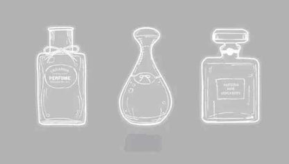 PET-stickers | Parfumflesjes | Transparant