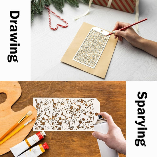 Template set – flowers, letters & borders – bullet journal & cards – 12 pieces