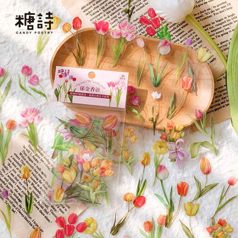 PET-stickers | Tulpen