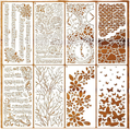 Template set – flowers, letters & borders – bullet journal & cards – 12 pieces