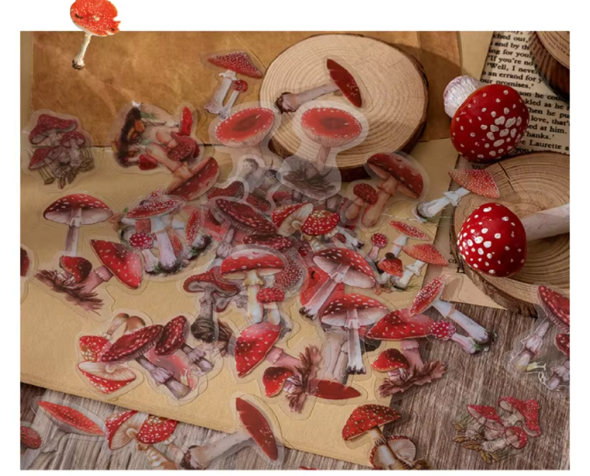 PET-Sticker | Weiße Blumen