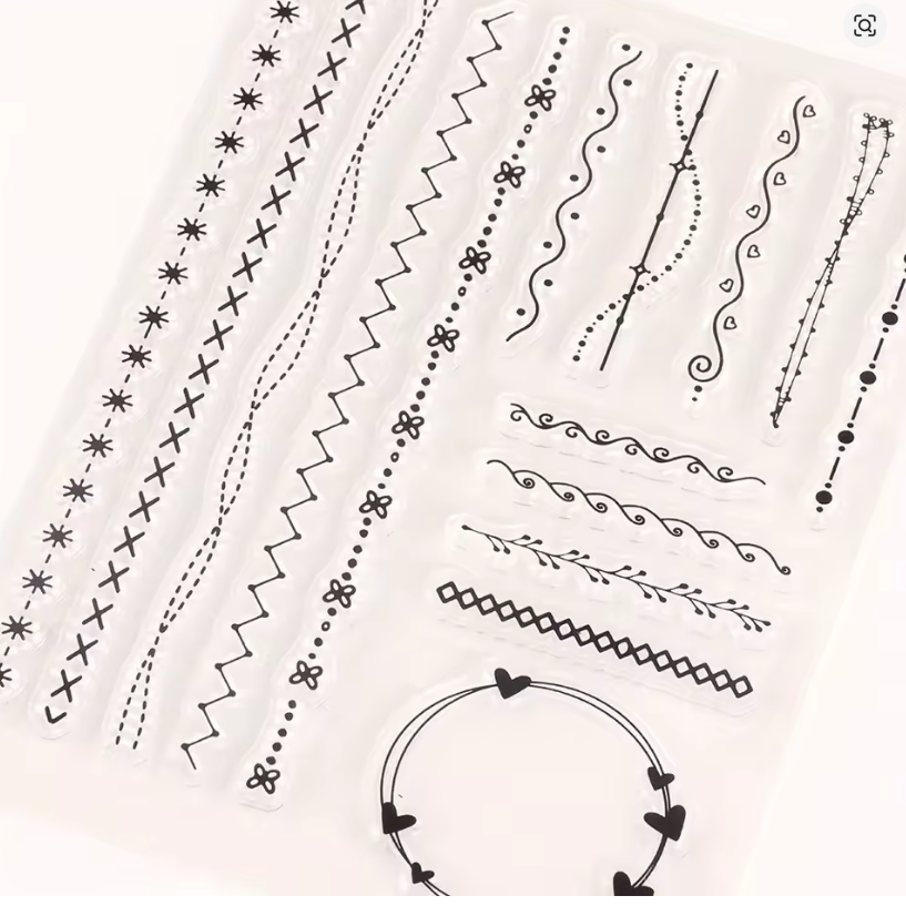 Siliconen Clear Stempels | Lijnen en dividers