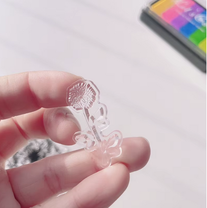 Siliconen Clear Stempels | Paardenbloemen 2