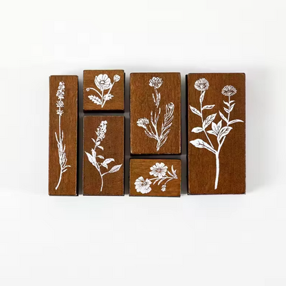 Holzstempel | Blattstiel 1 | 6,5 x 2,5 cm