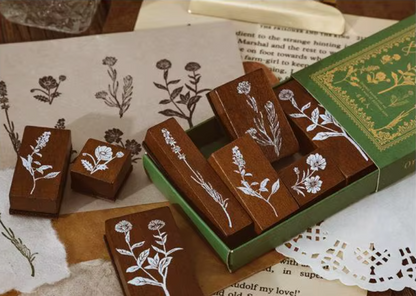 Holzstempel | Blattstiel 1 | 6,5 x 2,5 cm