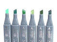 Twin Markers | Groentinten | 6 stuks