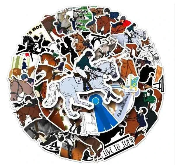 Paardenstickers | Wit | Voor Kinderen