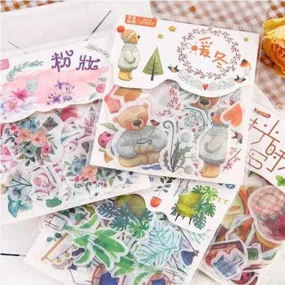 Losse Washistickers | Winterthema | Voor kinderen