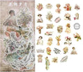 Grote Washistickers | Vrouwen en Rozen | Vintage