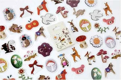 Stickerdoosje | Patchwork winterstickers | Voor kinderen