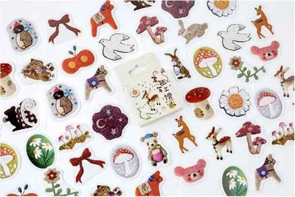 Stickerdoosje | Patchwork winterstickers | Voor kinderen