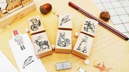 Houten stempel | Eekhoorn | 4 x 3 cm