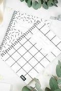 Bullet journal | Life is short | Wit-zwart geruit