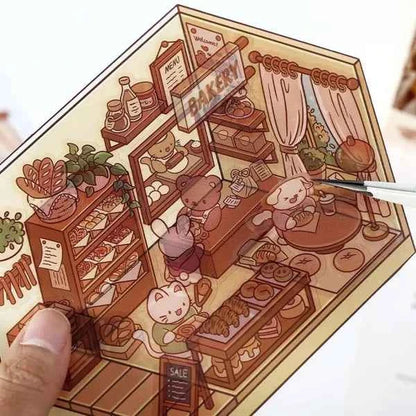 3D- Scene stickers | Bakkerij 2