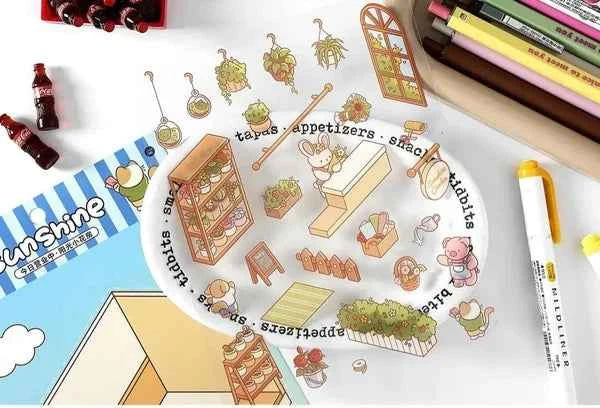 3D- Scene stickers | Sunshine home