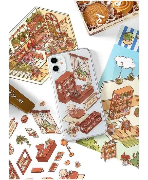 3D- Scene stickers | Bakkerij 2