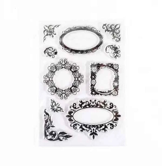 Siliconen Clear Stempels | Borders en Corners