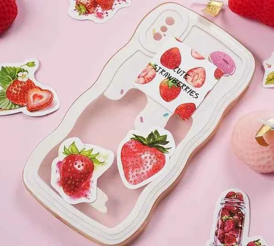 Stickerdoosje | Aardbeien