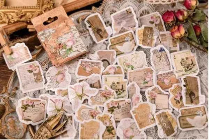 Stickerdoosje | Brieven en post stickers | Vintage stijl