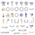 Losse Washistickers | Lavendel