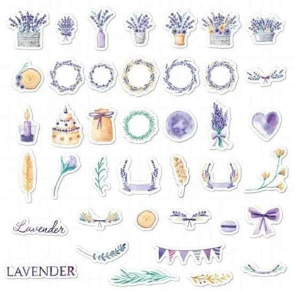 Losse Washistickers | Lavendel