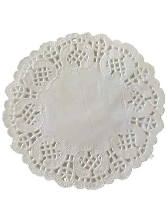 Kanten papier 15 stuks | Kanten rondjes | 16,5 cm