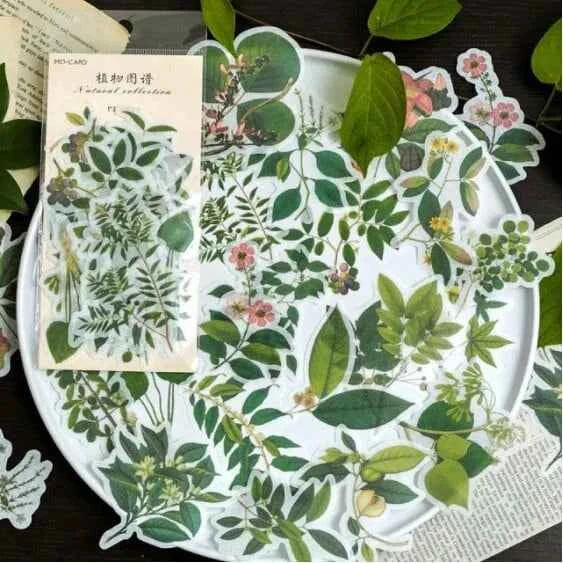 Grote Washistickers | Groene Planten en Bladeren