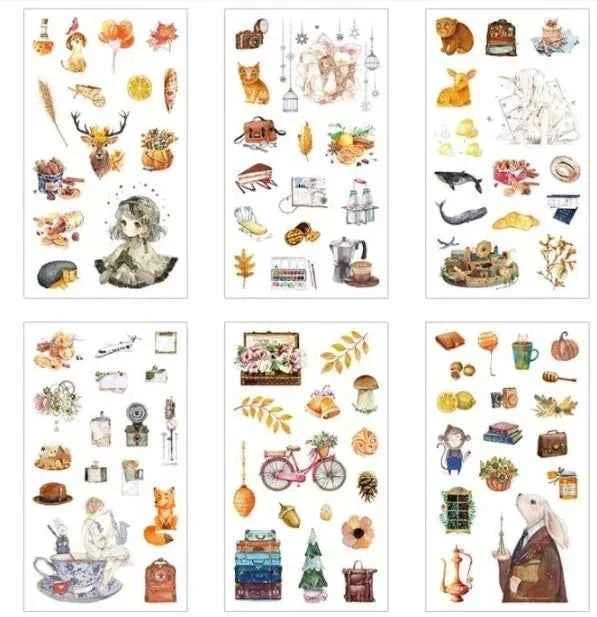 6 vellen washistickers | Huis en Tuin