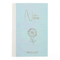 Notitieboek A6 | Lichtblauw met goudfolie | Dotted grid