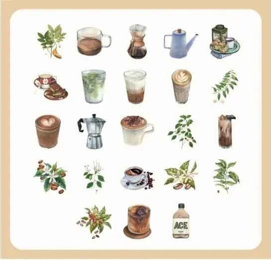 Stickerdoosje | Koffie