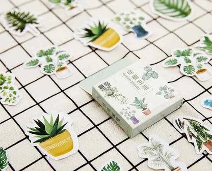 Stickerdoosje | Kamerplanten en bladeren