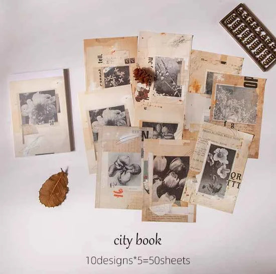 City Book – Zwart-wit dessinpapier voor bullet journal