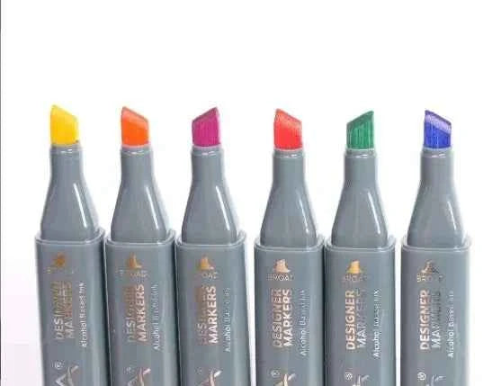Twin Markers | Felle Kleuren | 6 stuks