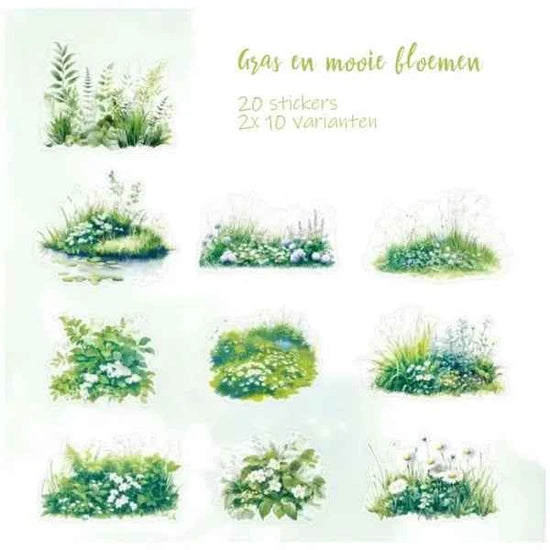 PET-stickers | Grassen en Planten