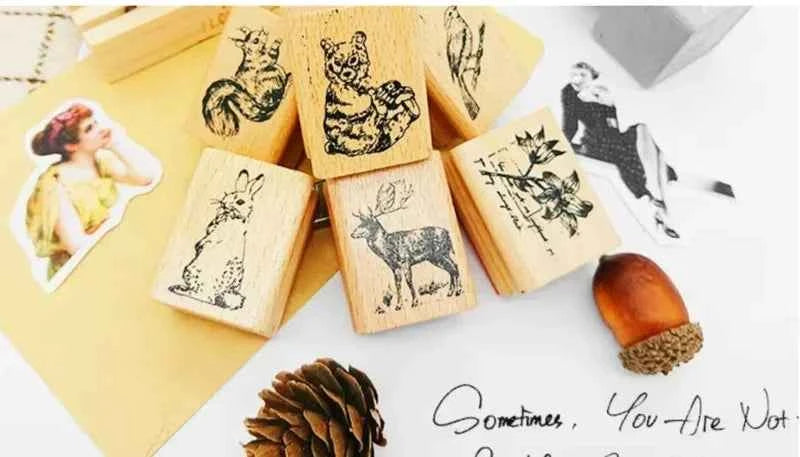 Houten stempel | Eekhoorn | 4 x 3 cm
