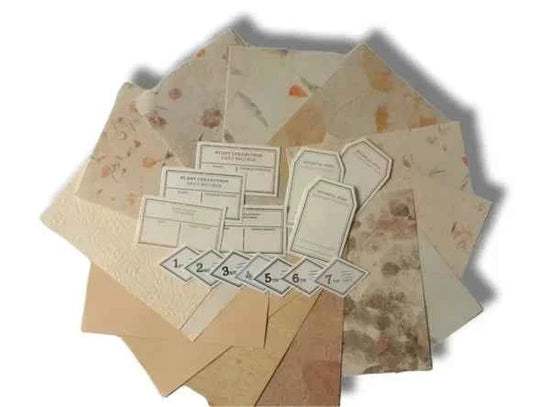 30-delig papierset | Plantencollectie