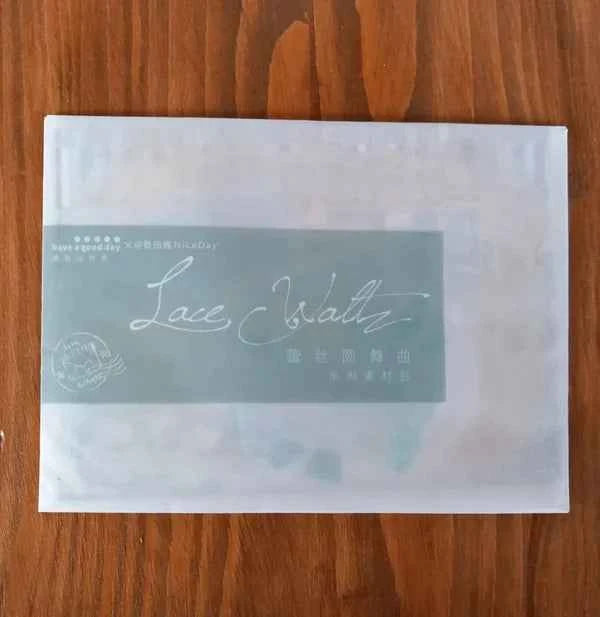 30-delig papier- en stickerset- Mintgroen
