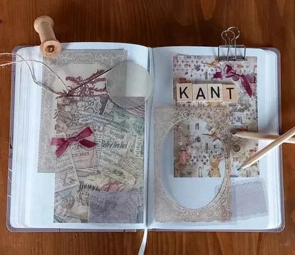 30-delig papier- en stickerset- Rood
