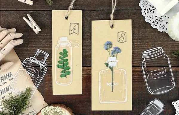 PET-stickers | Parfumflesjes | Transparant