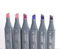 Twin Markers | Roze- Paarstinten | 6 stuks
