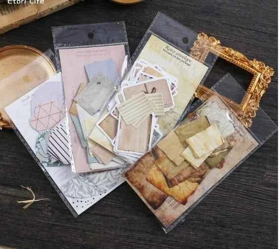 Kartonnen stickers | Roze tinten | Beschrijfbaar