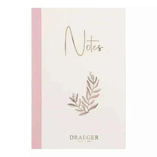 Notitieboek A6 | Zalmroze met goudfolie | Dotted grid
