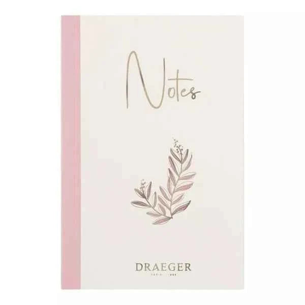 Notitieboek A6 | Zalmroze met goudfolie | Dotted grid