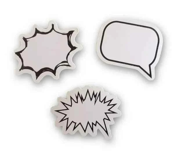 Stickerdoosje | Tekstwolkjes | Cartoon