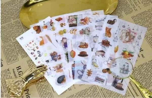 6 vellen washistickers | Huis en Tuin