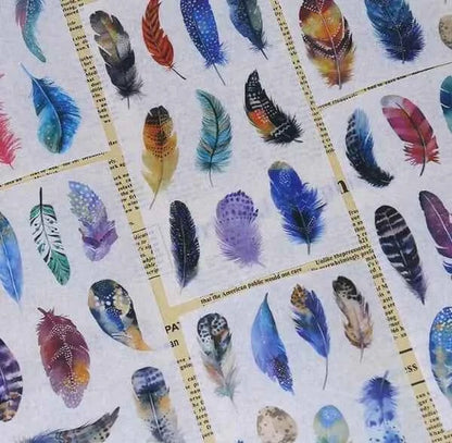 6 vellen washistickers | Veren en Eitjes