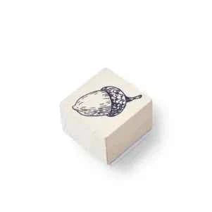 Houten stempel | Eikeltje | 3 x 3 cm